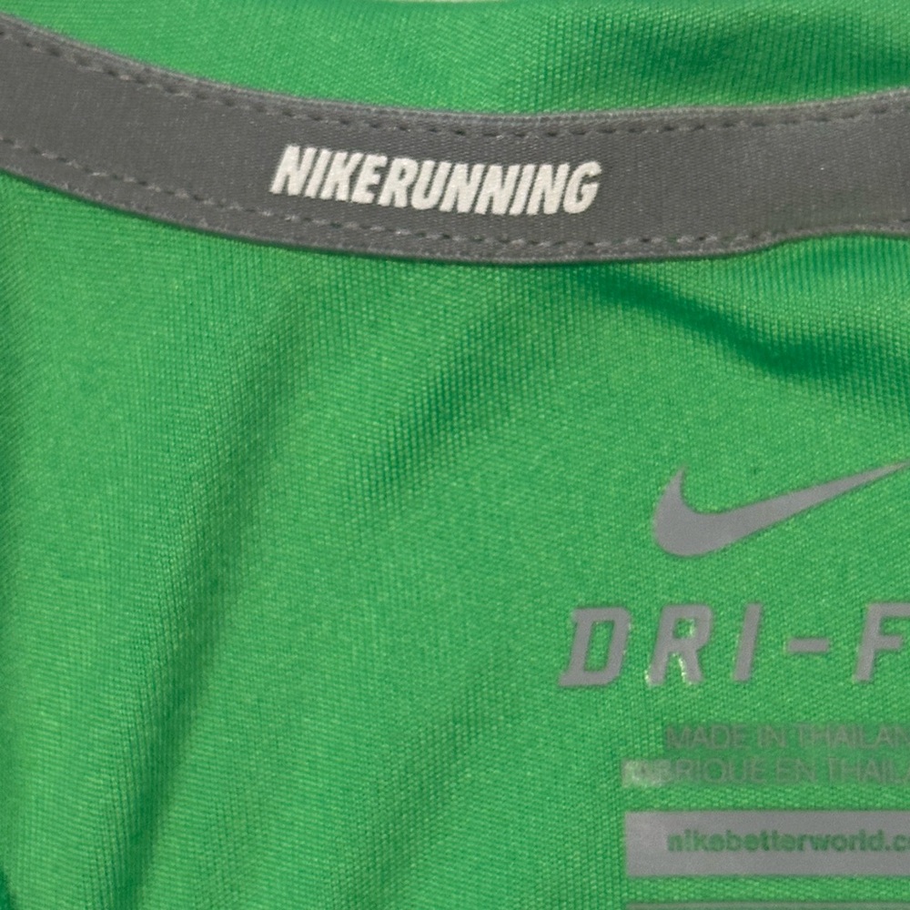 Nike Green Dri-FIT Running Tank - Picture 7 of 8